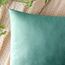 EMEMA Samt Kissenbezug Kissenhülle Dekorative Dekokissen Sofakissen Lendenkissen Wurfkissenbezug mit Verstecktem Reißverschluss Schlafzimmer Sofa 2er Set 45x45 cm Grünlichesblau