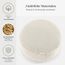 Lotuscrafts® Meditationskissen mit 15 cm Sitzhöhe, Yoga Kissen mit Dinkelfüllung, Yogakissen Rund, Bodenkissen Rund, Yogakissen Meditationskissen, Yogakissen Bezug waschbar, GOTS Zertifiziert
