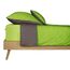 Schiesser Bettwäscheset Doubleface | Renforcé | 2-teilig | Zweifarbig | 100 % Baumwolle | Oeko-Tex® Made in Green Zertifiziert | Reißverschluss | 155x220cm + 80x80cm | Grün-Dunkelgrau