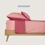 Schiesser Bettwäscheset Doubleface | Renforcé | 2-teilig | Zweifarbig | 100 % Baumwolle | Oeko-Tex® Made in Green Zertifiziert | Reißverschluss | 155x220cm + 80x80cm | Rosa