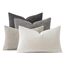 MIULEE 4er Set Kissenbezug Kissen Dekorative Kissenbezüge Kordsamt Sofakissen Dekokissen Kopfkissenbezug Couchkissen Deko Bezug für Sofa Couch Wohnzimmer Schlafzimmer Büro 30x50cm Graue Serie