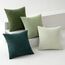 MIULEE 4er Set Kissenbezug Kissen Dekorative Kissenbezüge Kordsamt Sofakissen Dekokissen Couchkissen Deko Bezug für Sofa Couch Wohnzimmer Schlafzimmer Büro 50x50 cm Waldgrün Serie