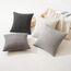 MIULEE 4er Set Kissenbezug Kissen Dekorative Kissenbezüge Kordsamt Sofakissen Dekokissen Kopfkissenbezug Couchkissen Deko Bezug für Sofa Couch Wohnzimmer Schlafzimmer Büro 45x45cm Graue Serie