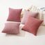 MIULEE 4er Set Kissenbezug Kissen Dekorative Kissenbezüge Kordsamt Sofakissen Dekokissen Kopfkissenbezug Couchkissen Deko Bezug für Sofa Couch Wohnzimmer Schlafzimmer Büro 40x40cm Rosa Serie