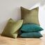 MIULEE 4er Set Kissenbezug Kissen Dekorative Kissenbezüge Kordsamt Sofakissen Dekokissen Kopfkissenbezug Couchkissen Deko Bezug für Sofa Couch Wohnzimmer Schlafzimmer 40x40cm Grüne Serie