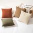 MIULEE 4er Set Kissenbezug Kissen Dekorative Kissenbezüge Kordsamt Sofakissen Dekokissen Kopfkissenbezug Couchkissen Deko Bezug für Sofa Couch Wohnzimmer Schlafzimmer Büro 50x50cm Braun und Grün