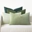MIULEE 4er Set Kissenbezug Kissen Dekorative Kissenbezüge Kordsamt Sofakissen Dekokissen Couchkissen Deko Bezug für Sofa Couch Wohnzimmer Schlafzimmer Büro 40x60 cm Waldgrün Serie