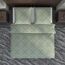 LARAWELL Bettwäsche 135x200 Baumwolle ganzjahres Bettwäsche-Sets grün Ornament Pastel Premium