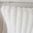 NIULAA Creme Weiß Kissenbezug 50x50 2er Set Flauschig Plüsch Deko Kissenbezüge Weich Gestreift Pelz Kissenhülle Dekokissen Sofakissenbezug Luxus Sofakissen Zierkissenbezüge Wohnzimmer Sofa