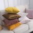 MIULEE 2er Set Samt Kissenbezug Flansch Kissenhülle Dekorative Sofakissen Dekokissen Umwickelte Kante Kissenbezüge Zierkissenbezug für Sofa Wohnzimmer Schlafzimmer 40x40 cm Schokoladenbraun