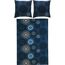 Erwin Müller Bettwäsche, Bettgarnitur Flanell - Mandala - mollig warm, temperaturregulierend, mit praktischem Reißverschluss - dunkelblau Größe 80x80 cm / 200x200 cm