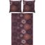Erwin Müller Bettwäsche, Bettgarnitur Flanell - Mandala - mollig warm, temperaturregulierend, mit praktischem Reißverschluss - aubergine Größe 80x80 cm / 200x200 cm