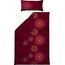 Erwin Müller Bettwäsche, Bettgarnitur Flanell - Mandala - mollig warm, temperaturregulierend, mit praktischem Reißverschluss - Bordeaux Größe 40x80 cm / 135x220 cm