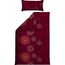 Erwin Müller Bettwäsche, Bettgarnitur Flanell - Mandala - mollig warm, temperaturregulierend, mit praktischem Reißverschluss - Bordeaux Größe 40x80 cm / 135x220 cm