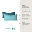 Schiesser Kissenhüllenset Doubleface | 2-teilig | Zweifarbig | Renforcé | 100% Baumwolle | Oeko-Tex Zertifiziert | Reißverschluss | 40x80cm | Türkis