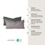 Schiesser Kissenhüllenset Doubleface | 2-teilig | Zweifarbig | Renforcé | 100% Baumwolle | Oeko-Tex Zertifiziert | Reißverschluss | 40x80cm | Grau-Schwarz