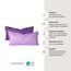 Schiesser Kissenhüllenset Doubleface - Renforcé - 2-teilig - 40 x 80 cm - Lila
