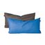 Schiesser Kissenhüllenset Doubleface - Renforcé - 2-teilig - 40 x 80 cm - Blau-Dunkelgrau
