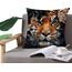 HUASHUZI Kissenbezug 40 x 40 cm Tiger Dschungel Kissen deko Geschenke für sofakissen kissenbezüge dekokissen couchkissen kissenhülle Sofa Schlafzimmer Wohnzimmer Zimmer zierkissen