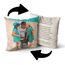 Personalisiertes Fleece Kissen mit eigenen Foto & Text beidseitig | Foto-Kissen Selbst gestalten | Individuell Fotogeschenk (Doppelseitig - Foto & Text)