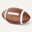 Amazon Basics NFL American Football Plüschtier Kissen, Sport-Style Spielzeug Stofftier für Bett oder Sofa, Kinderzimmer Deko, Braun