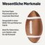 Amazon Basics NFL American Football Plüschtier Kissen, Sport-Style Spielzeug Stofftier für Bett oder Sofa, Kinderzimmer Deko, Braun