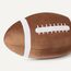 Amazon Basics NFL American Football Plüschtier Kissen, Sport-Style Spielzeug Stofftier für Bett oder Sofa, Kinderzimmer Deko, Braun