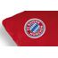 NICI Kissen FC BAYERN MÜNCHEN Bär Berni 43 x 25 cm – rechteckiges Kuschelkissen aus weichem Plüsch, Fußball Fanartikel mit FCB-Logo für Kinder & Erwachsene, 49080, tolle Geschenkidee, rot