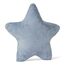 Amazon Basics Sternförmiges Plüschtier Kissen, Dekoratives Spielzeug Stofftier für Bett oder Sofa, Kinderzimmer Deko, Blau