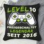 Shoppawhile Geschenk Junge 10 Jahre Geburtstag Gamer Geschenkideen Kissenbezug 45 * 45cm Geburtstagsgeschenk Junge 10 Jahre Doppelseitige Zierkissenbezüge mit 3 Taschen