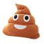 RIHUD Poop Plush Pillow Round Triangle Emotion Cushion Cute Decorative Stuffed Toy Brown Gifts for Kids and Friends (Poop) (braun)