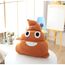 RIHUD Poop Plush Pillow Round Triangle Emotion Cushion Cute Decorative Stuffed Toy Brown Gifts for Kids and Friends (Poop) (braun)