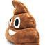 RIHUD Poop Plush Pillow Round Triangle Emotion Cushion Cute Decorative Stuffed Toy Brown Gifts for Kids and Friends (Poop) (braun)