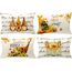 Cirzone Herbst Kissenbezug 30 x 50 cm 4er Set Hallo Kürbis Dekorative Kissen Herbst Dekoration für Home Garten Sofa Schlafzimmer…