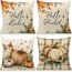 Cirzone Kissenbezug Herbst 45 x 45 cm 4er Set Hallo Kürbis Kissen Herbst Dekoration für Home Garten Sofa Schlafzimmer