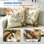 Cirzone Kissenbezug Herbst 45 x 45 cm 4er Set Hallo Kürbis Kissen Herbst Dekoration für Home Garten Sofa Schlafzimmer