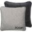 Joop! Kissen Uni Doubleface Ash-Anthrazit Baumwolle/Polyacryl, Maße: 50cm x 50cm, 739452, Kiesel