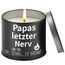 PRSTENLY Papa Geschenk Geburtstag, 9OZ Kerze Geschenke für Bester Papa Weihnachten Vatertag, Geburtstagsgeschenk für Papa Vater von Kindern, Papas Letzter Nerv