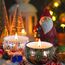 ZHHGOO Duftkerze Set,Christmas Scented Candle Set,Natürliches Sojawachs Kerzen Set,Aromatherapie Kerzen Weihnachtskerzen-Set Aroma Kerzen für Stressabbau,Weihnachten,Geburtstag (12 Stück)