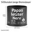 PRSTENLY Papa Geschenk Geburtstag, 9OZ Kerze Geschenke für Bester Papa Weihnachten Vatertag, Geburtstagsgeschenk für Papa Vater von Kindern, Papas Letzter Nerv