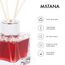 MATANA 10 Elegante Leere Glasdiffusorflaschen mit Kappen & 40 Duftstäbchen - Ätherische Öle, Deko, Raumduft - 50ml Glasdiffusorflaschen, Leer Diffuser Glas mit Duftstäbchen