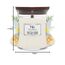 WoodWick Hourglass mittelgroße Duftkerze mit PlusWick Innovation, Seaside Mimosa