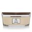 WoodWick Ellipse Duftkerze | Vanilla Bean | mit knisterndem Docht | Brenndauer: bis zu 50 Stunden