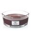 WoodWick Ellipse Duftkerze | Black Cherry | mit knisterndem Docht | Brenndauer: Bis zu 50 Stunden