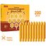 BRUBAKER 200er Pack Baumkerzen 100% Bienenwachs Weihnachtskerzen Pyramidenkerzen Christbaumkerzen Honig-Gelb