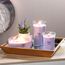 Woodwick Ellipse Duftkerze mit knisterndem Docht | Lavender Spa | Bis zu 50 Stunden Brenndauer