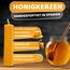 DECEVI Bienenwachskerzen Honigwabe – 16 Stück – 100% Natürliches spanisches Bienenwachs – Handgefertigt & Ohne Paraffin – Nachhaltige Kerzen für Zuhause (16 Stück, 10 cm x 2,2 cm)