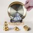 qingmeng Räucherstäbchen Halter, 4-in-1 Räucherstäbchenhalter, Messing Raucherstabchenhalter 9 Loch Incense Holder Räuchergefäß Weihrauchbrenner für Räucherstäbchen Räucherkegel Meditation Zubehör