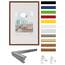 walther design Bilderrahmen weiss 3x 10x15 cm Galerie mit Passepartout, New Lifestyle Kunststoffrahmen KV315W