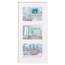 walther design Bilderrahmen weiss 3x 10x15 cm Galerie mit Passepartout, New Lifestyle Kunststoffrahmen KV315W